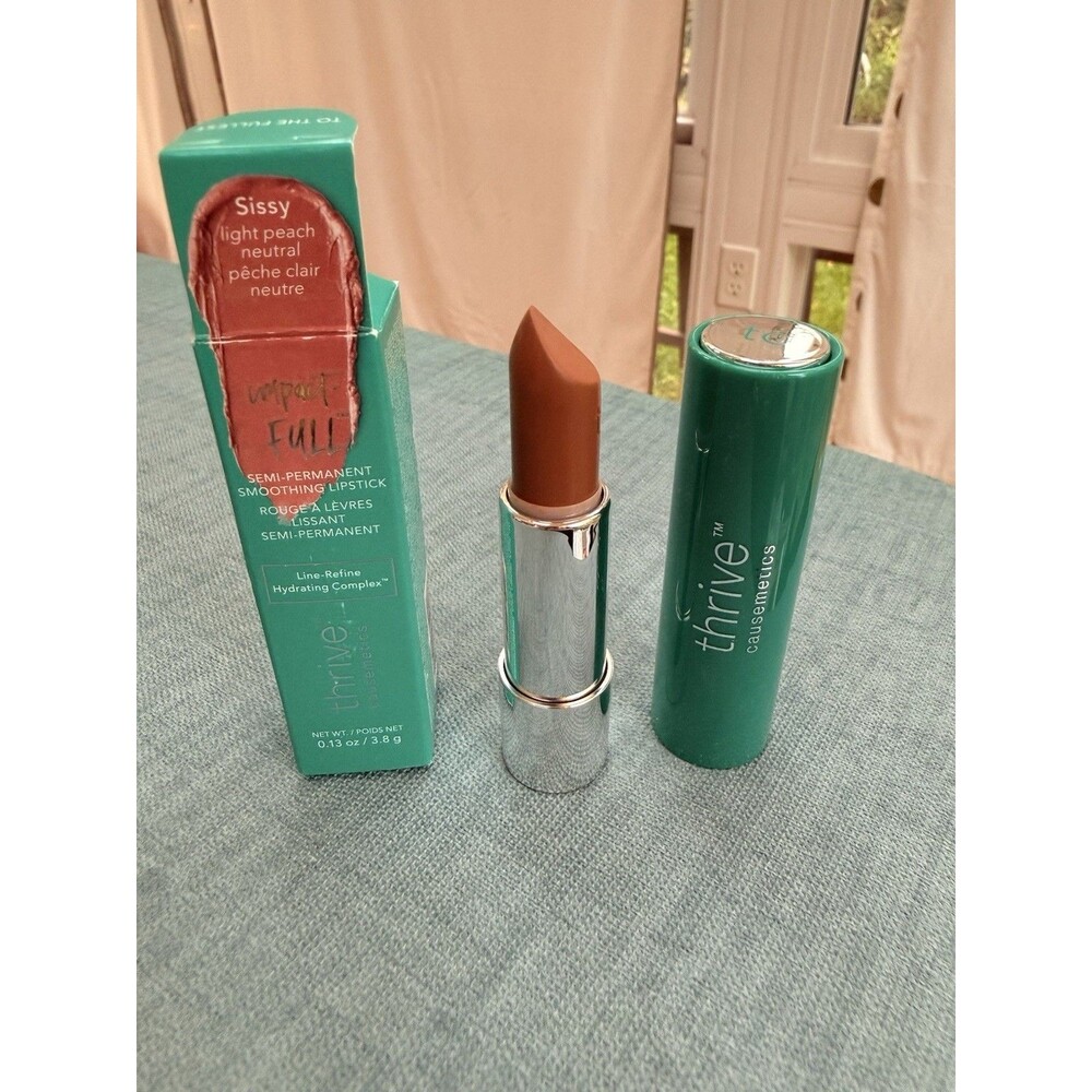 Thrive Causemetics Impact-Full Semi-Permanent Smoothing Lipstick Sissy New